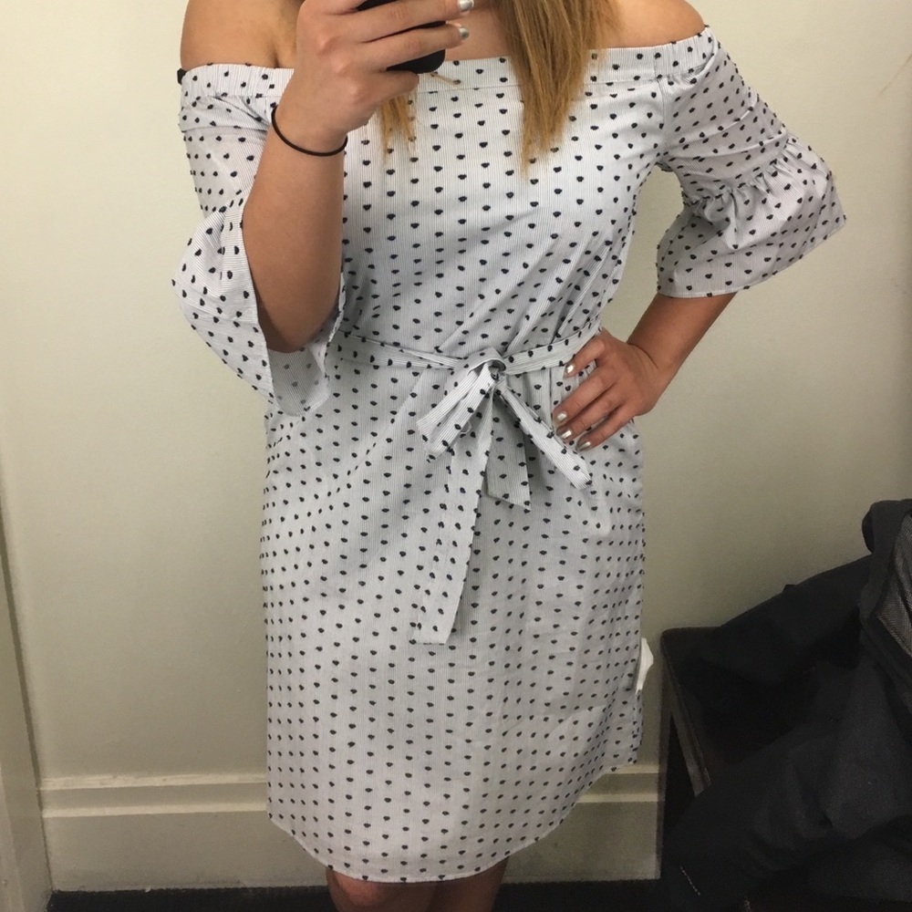 Striped Polka Dot Dress